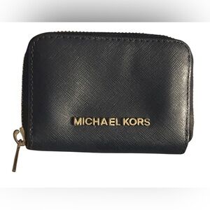 MICHAEL Michael Kors Blue Zip Compact Wallet